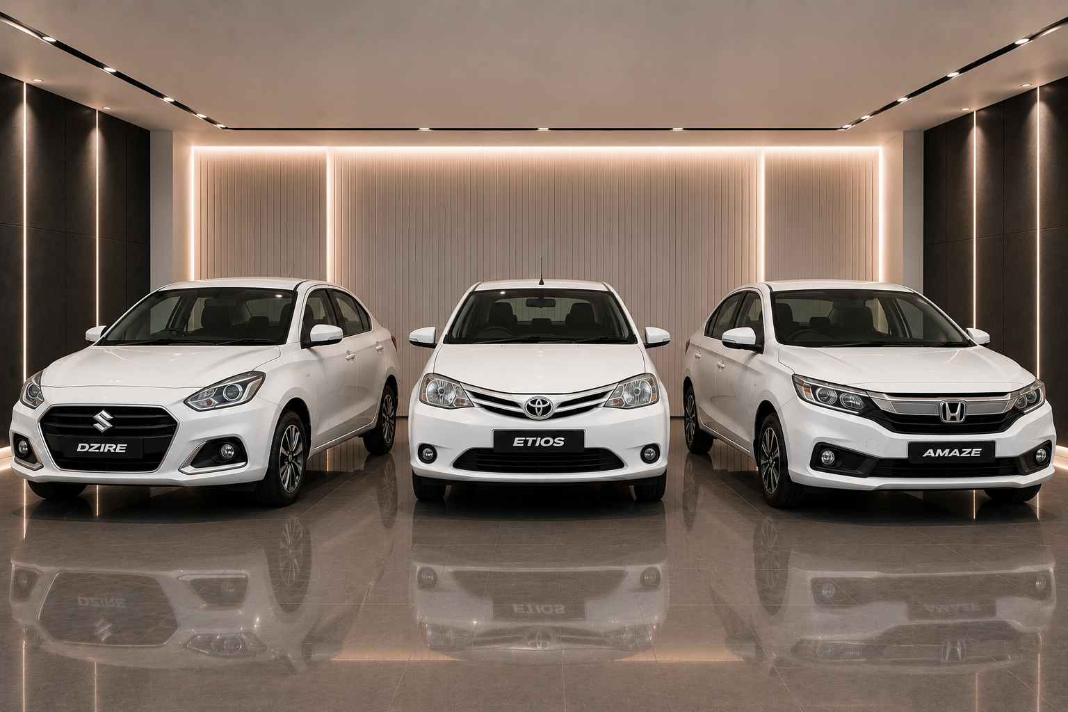 Maruti Dzire / Toyota Etios / Honda Amaze